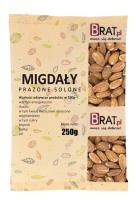 Zdjęcie produktu Brat Migdały prażone solone 250g