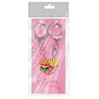 Opakowanie Brelok Best friends Burger + frytki