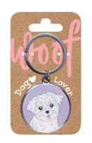 Opakowanie Brelok dla psiarzy - maltańczyk