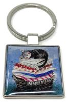 Opakowanie Brelok do kluczy K03 Kot na koszu z praniem