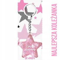 Opakowanie Brelok Gwiazdka Najlepsza Koleżanka