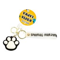 Opakowanie Brelok kocia łapka czarny