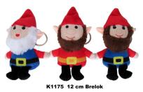 Opakowanie Brelok krasnal 12cm MIX