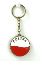 Opakowanie Brelok metalowy dwustronny Orzeł - Flaga ABINO