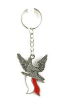 Opakowanie Brelok metalowy Orzeł z flagą Polski ABINO