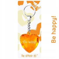 Opakowanie Brelok serce Be happy!