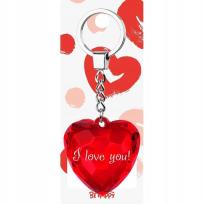 Opakowanie Brelok serce - I love you!