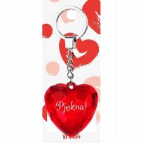 Opakowanie Brelok serce - Piękna!
