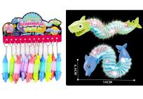 Opakowanie Brelok świecący delfin rekin rurka pop