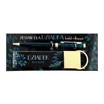 Opakowanie Brelok z długopisem liście