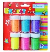 Opakowanie Brokat laser 6 kolorów x 9g