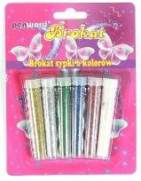 Opakowanie Brokat sypki 6 kolorów 10g