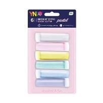 Opakowanie Brokat sypki dekoracyjny 6 kolorów Pastel YN TEEN