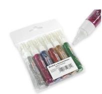 Opakowanie Brokat z dozownikiem sypki 6 kolorów