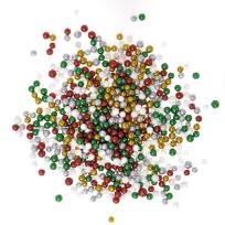 Opakowanie Brokatowe kuleczki styropianowe 8g świąteczne