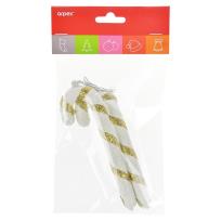 Opakowanie Brokatowe laski choinkowe złote 2szt