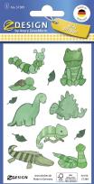 Opakowanie Brokatowe naklejki - Dinozaury, jaszczurki