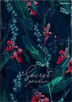 Opakowanie Brulion A5/96K kratka Secret Garden (5szt)