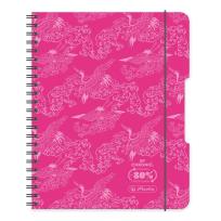 Opakowanie Brulion na spirali A4/80K kratka różowy (2szt)