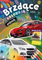 Okładka książki Brzdące kolorują. Pojazdy