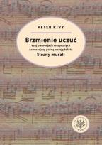 Okładka książki Brzmienie uczuć Esej o emocjach muzycznych zawierający pełną wersję tekstu