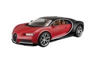 Opakowanie Bugatti Chiron black/red 1:18 BBURAGO