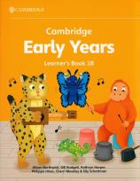 Okładka książki Cambridge Early Years Learner's Book 1B