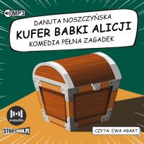 Okładka książki CD MP3 Kufer babki Alicji. Komedia pełna zagadek