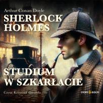 Okładka książki CD MP3 Sherlock Holmes. Studium w szkarłacie