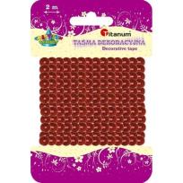 Opakowanie Cekiny na taśmie 6mm 2m czerwone