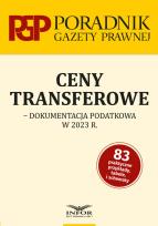 Okładka książki Ceny transferowe-dokumentacja podatkowa w 2023