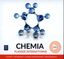 Okładka książki Chemia Plansze interaktywne Część 2 Zakres podstawowy i rozszerzony