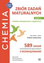 Okładka książki Chemia Zbiór zadań maturalnych Chemia nieorganiczna i organiczna Lata 2010–2022 część 2 poziom rozszerzony 589 zadań Centralnej Komisji Egzaminacyjnej z rozwiązaniami