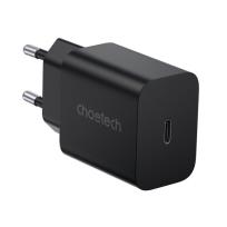 Okładka książki CHOETECH ŁADOWARKA SIECIOWA 1 X USB 20W PD PD5005 BLACK