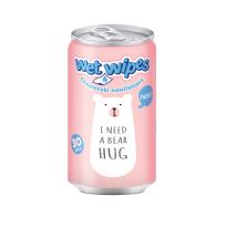 Opakowanie Chusteczki nawilżające w puszce Astra Care Misie 1szt.mix