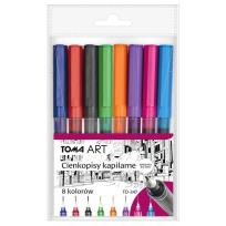 Opakowanie Cienkopis kapilarny 8 kolorów