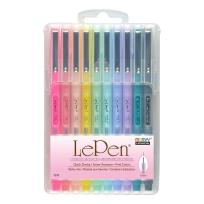 Opakowanie Cienkopis LePen Pastel 10szt UCHIDA