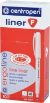 Opakowanie Cienkopis Liner F czarny (10szt)