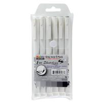 Opakowanie Cienkopisy graficzne do szkiców szare 6szt