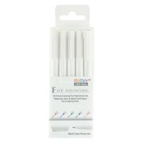 Opakowanie Cienkopisy graficzne z końcówką pędzelkowatą 5szt