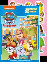 Okładka książki Co słychać w Zatoce Przygód. Psi Patrol. Przyklejam Odklejam