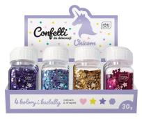 Opakowanie Confetti do dekoracji 30g Unicorn (12szt)