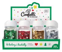 Opakowanie Confetti do dekoracji 30g Winter (12szt)