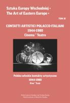 Okładka książki Contatti artistici polacco-italiani 1944–1980