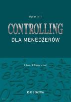 Okładka książki Controlling dla menedżerów w.3