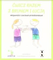 Okładka książki Ćwicz razem z Brunem i Łucją