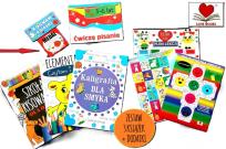 Okładka książki Ćwiczę pisanie 3-6 lat. Zestaw 3 książek z dodatka