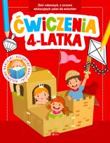 Okładka książki Ćwiczenia 4-latka z naklejkami