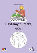 Okładka książki Ćwiczenia. Czytamy z Fretką. Bolo cz.2 Sylaby 1