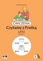 Okładka książki Ćwiczenia. Czytamy z Fretką cz.5 Lato. Wyrazy 2